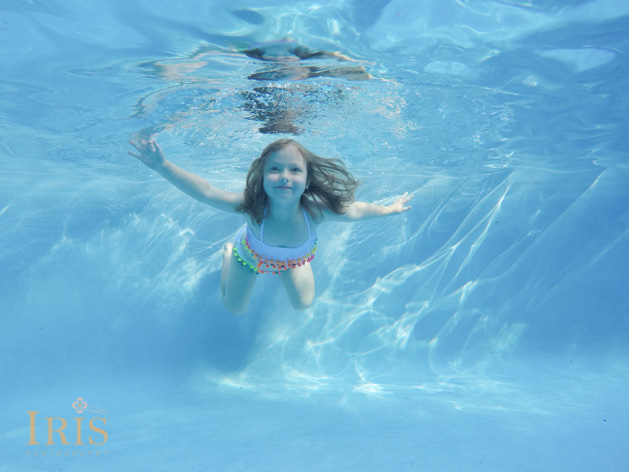 West Hartford Family Photographer: Underwater Pool 
