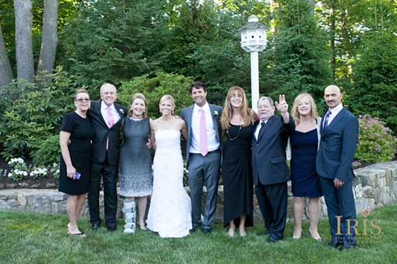 Fairfield County Backyard Tented Wedding with Sperry Tent