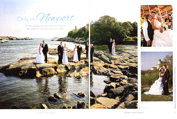 newport composite magazine bridal party rock rhode island weddings