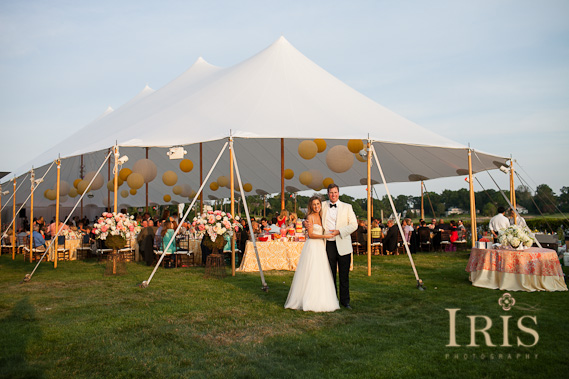 IRIS Photography shoots best CT tented Wedding at Riverside Yacht Club