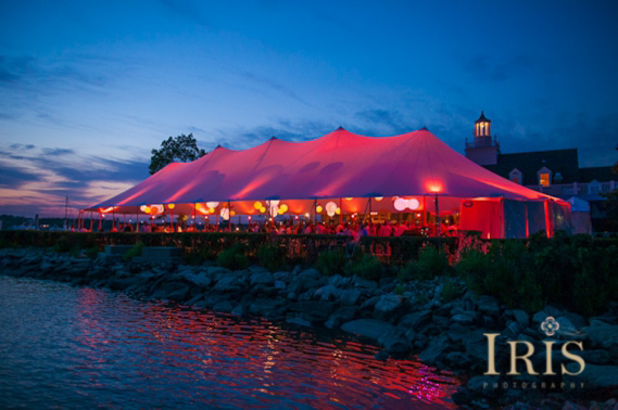IRIS Photography shoots best CT tented Wedding at Riverside Yacht Club