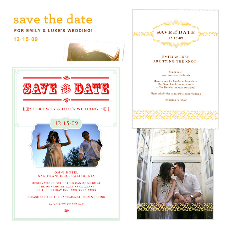 save the date engagement shoot photographs